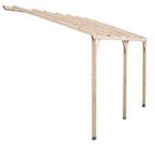 Autoklav-Holzwand-Carport 15 m² - 3 x 5 m, Höhe min. 2,2 m ALTONA