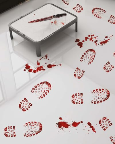 Horror Schuhabdrücke als Boden Aufkleber