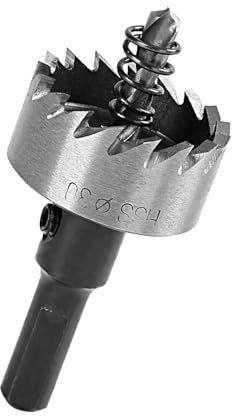 ORTAVA 18mm Lochsäge Metall,Schnellarbeitsstahl,Kann für Dünne Eisenplatten,Aluminiumlegierungen und Andere Materialien,Kann für Elektrische Handbohrmaschinen und Tischbohrmaschinen Verwendet Werden