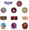 11 Pieces Iron-On Patches, Iron-On Patches, Jacket and Jeans Repair, Clothing Patch Cloth, DIY Clothes, Suitable for Clothes, Bags, Hats, Etc.
