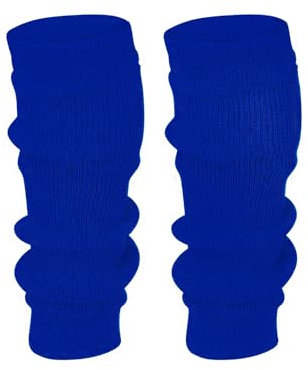 ANZEE Leg Warmers for Kids Stay Warm and Stylish, Kids's Knitted Ankle Warmers 80s Party Dance Sports Yoga Accessories & Ice Skating (Royal Blue.)