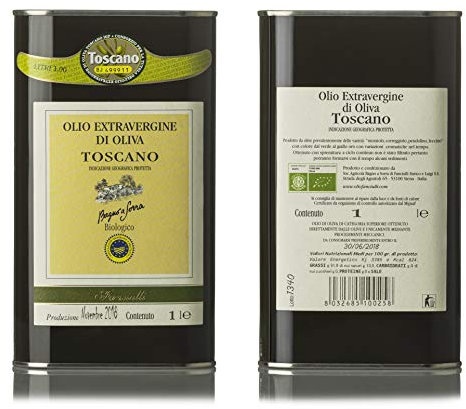 Olio Fanciulli nuovo-IGP Toscano-campagna olivicola 2024/2025-lattina da 1L