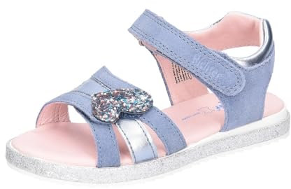 Richter Mädchen Sandalen Blau Leder-Synthetik, Größe:31, Farbauswahl:blau
