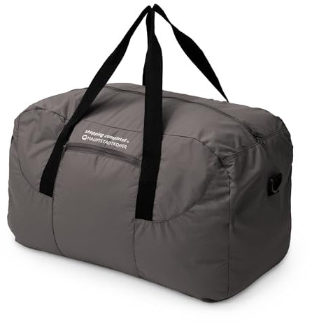 Hauptstadtkoffer - Falttasche 57cm, große Ultra-leichte Reisetasche, Faltbare Reisetasche, Cabin Bag max. 55L, Foldable Duffle Bag, Strandtasche, Weekender, Sporttasche XL Damen Herren, Graphite