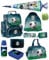 Familando Fussball Schulranzen 1. Klasse ergonomischer Tornister für Mädchen und Jungen Schultasche im Set (10-teilig mit Schultüte 85cm)