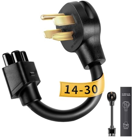 WenStorm Tesla NEMA 14-30 Adapter, 240V 32 AMP for Tesla Gen 2, 17.5mm Reinforced Cable, Fast Charging for Tesla Model S, 3, X, Y - Safe and Durable