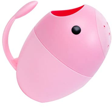 Rinser a cascata per bambini Rinser per bambini in tazze da bambino con cartone animato a cascata risciacquo lavaggio per capelli rosa rosa