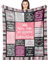 Geburtstagsgeschenk für Frauen Decke, Geburtstagsgeschenk Decke für Mama, Mädchen, Frau, Freundin, Schwester, Freundin, Kollegin, Lustige Geschenk Geburtstag, Happy Birthday Deko Decke 100x70CM