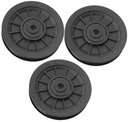 Milisten 3stücke Seilzugrad Und Lager-umlenkrolle Ersetzen Für Fitnessstudio Geräuscharme Umlenkrollen Für Seilzugsystem Gewichtsrolle Kabelaufsätze Fürs Fitnessstudio