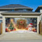 Surwin Weihnachten Schneemann Garagentor Deko, Weihnachtsdeko Große Garagentor Banner, Weihnachtsdeko Innen Außenbereich Party Weihnachten Deko Garage Tür Fotohintergrund (210x240cm,Schneemann 1)