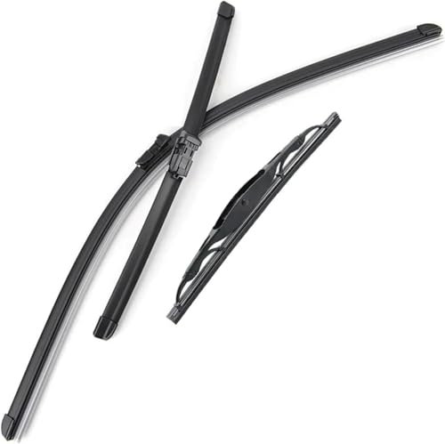 SMXTJBAI Juego de escobillas limpiaparabrisas Delanteras y traseras para Opel Mokka A 2012-2020, Parabrisas, Ventana, escobillas de Lluvia