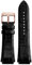 BGFFDSZ Kuhlederarmband kompatibel mit Guess W0247G3 W0040G7/0040G3 Uhrenarmband Lug End Armband 22mm Blau Schwarz Braun Bänder(Black rose gold)