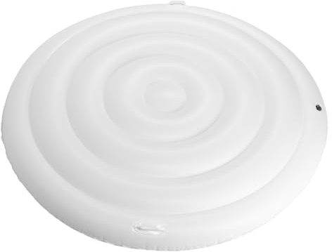 ZASCHMOY Copertina per Vasca Idromassaggio Gonfiabile 5,4 Piedi con Materiale in PVC per Uso Esterno - Copertura per Vasca Idromassaggio Rotonda a Pioggia per Piscine Spa Gonfiabili e da Bagno