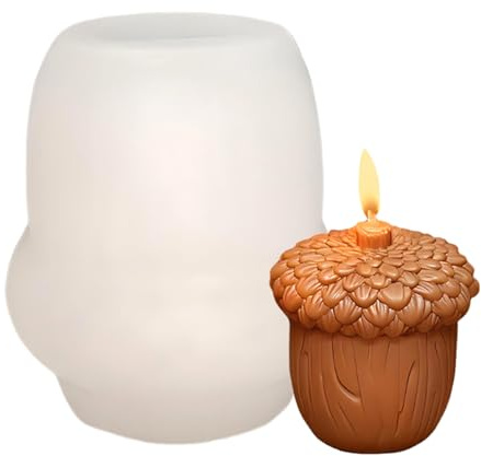 3D Tannenzapfen Silikonform | Silikonformen Gießformen Herbst | Silikonformen GießFormen Weihnachten | Tannenbaum DIY Kerzen Formen Silikon für, Harzguss, Gips, Epoxidharz, Seife, Handwerk