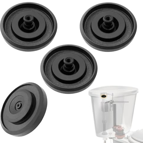 4 Pcs Ideal Standard Flush Valve Seal, Nlsqw Toilet Fill Valves, Flush Valve Diaphragm Washer, Diaphragm Washer Set, Ideal Standard Flush Valve, Silicone Material, Easy Installation
