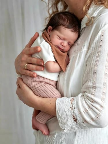 Zero pam Reborn Baby Puppen Lebensecht Mädchen-48CM Reborn Puppe Mit Haaren | Babypuppen Wie Echt, Babypuppen Wie Echt, Lebensechte Babypuppen mit Zubehör, Reborn Puppen Lebensechte, Puppe für Mädchen