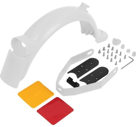Gettimore Hinteres Schutzblech-Set mit Halterung, Nummernschildhalter für Xiaomi Pro Pro2 1S Pro2 mit reflektierendem Aufkleber