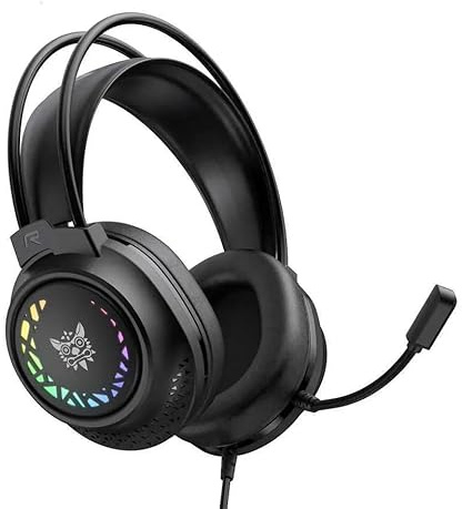 ONIKUMA X92 High Fidelity Gaming Headset mit USB Soundkarte für PC PS mit Kabel