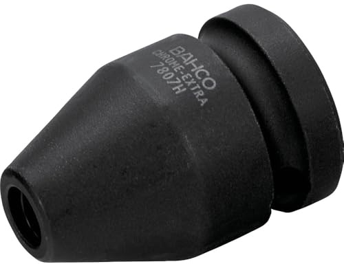 Bahco 7807H 1/2-Inch Bit Holding Adaptor Male, 0 V, Black, 1/4-Inch