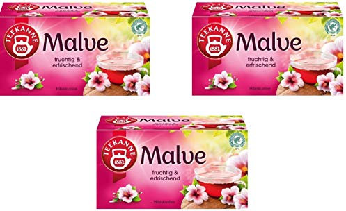 Teekanne Malve, 20 Teebeutel, 3er Pack (3 x 40 g)
