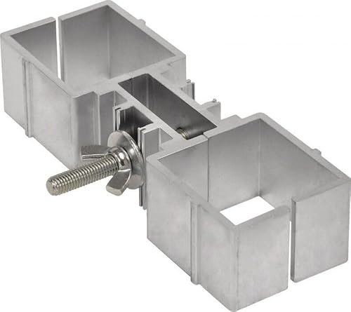 Bullstage Fußverbinder einfach für 60 mm vierkant Fuß für 2 Füße