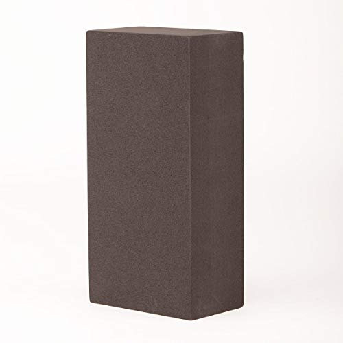 Bodhi Yoga Block ASANA BRICK | Yogablock aus EVA Schaumstoff | Hilfsmittel für Anfänger und Fortgeschrittene | Trainingszubehör für Yoga & Pilates | schwarz