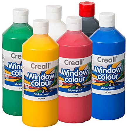 Creall havo20201 3000 ml Sortiment Havo Glas Fenster Farbe Set (6-teilig)
