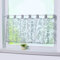 Joyswahl Scheibengardine Voile Bistrogardinen mit Schlaufen Elisabeth Kurzgardine HxB 60x90cm Grau 1er Pack