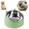Gamelle Chat Inclinée, Gamelle Chat INOX, Bol pour Animaux de Compagnie Set, Support Surélevé Incliné 15° Gamelle Amovible pour Chats et Chiens, Gamelle Petit Chien 200ML