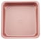 Wiltshire Rose Gold Square Cake Pan, PFOA PTFE Free, Robust Cake Pan, Non-Stick Coating, Coated Baking Pie Tin, Cake Mould, Sheet Steel Bakeware, 25x25x5cm