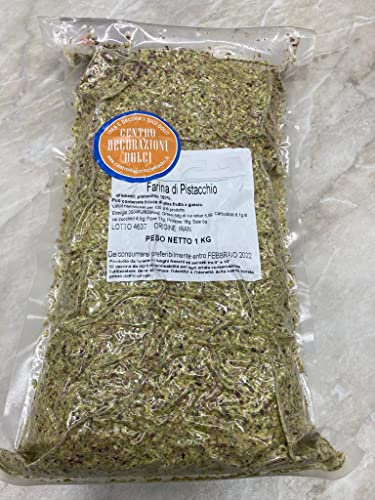 Farina di pistacchi kg. 1 Pistacchi 100% alta qualità Centro Decorazioni Dolci