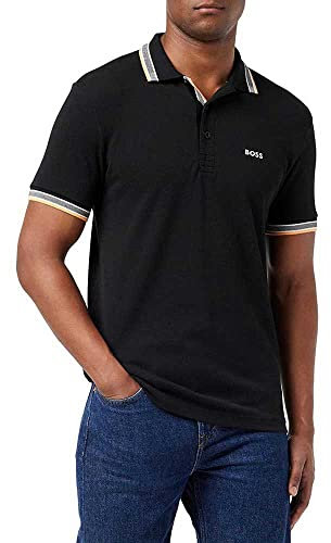 BOSS Hommes Paddy Polo en Coton Biologique avec Logo