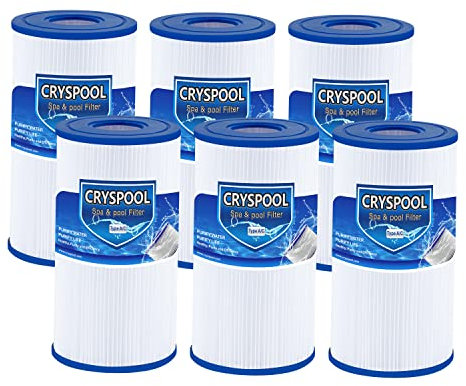 Cryspool Poolfilter Typ A oder C, kompatibel mit 29000E/59900E, Easy Set Poolfilter, 6 Stück