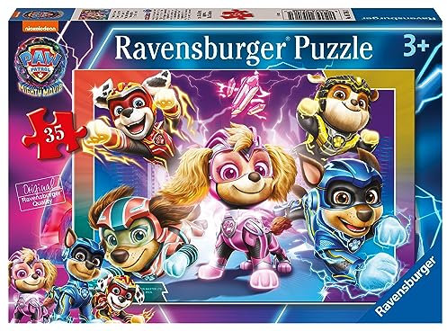 Ravensburger Paw Patrol Mighty Movie - 35 Piece Jigsaw Puzzle for Kids Age 3+