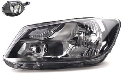 Johns, Scheinwerfer Halogen passend für VW Caddy III 2K 09/2010-05/2013 H4 Li. + Nebel