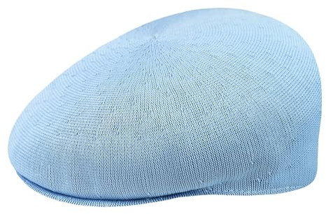 Kangol Tropic Flatcap 504 Schirmmütze Schiebermütze Herrencap Sommercap Damencap Pepe (S (54-55 cm) - hellblau)