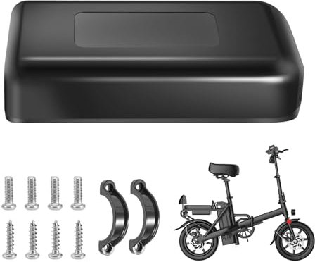 Caoruiy Extra-Large Plastic Controller Box for Electric Bike EBike Moped Scooter Mountain Bike Case(Black)