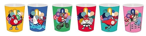 JEUX OLYMPIQUES PARIS 2024 GOBELET JO 400 ML - LIVRAISON ALEATOIRE : JAUNE, BLEU, TURQUOISE, VERT, ROSE OU ROUGE