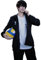 CR ROLECOS Karasuno High School Team Uniform Anime Cosplay Shoyo Hinata Cosplay Kostüm Volleyball Club Erwachsene Halloween Cosplay Volleyball Jersey Jacke Uniform M