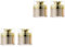 Healeved 4 Stück Vakuum-Cremeglas Pumpgläser Flaschen Pumpflasche für unterwegs lotionspender acrylbehälter Lippenbalsam Buttercreme Reisebehälter für Cremes kleiner Fall Lotionsflasche