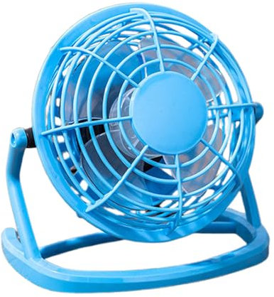 Eventerde Ventilador de mesa portátil, ventilador USB para escritorio - Pequeño ventilador de refrigeración portátil y silencioso de 4 pulgadas, ventilador de refrigeración pequeño, ventilador de