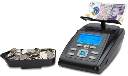 ZZap MS40i Battery & Printer Banknote & Coin Counting Scale - Money Cash Currency Weighing Machine
