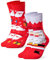 Occulto Damen & Herren Weihnachts Socken 2er Pack (Modell: Santa) Rot 35-38