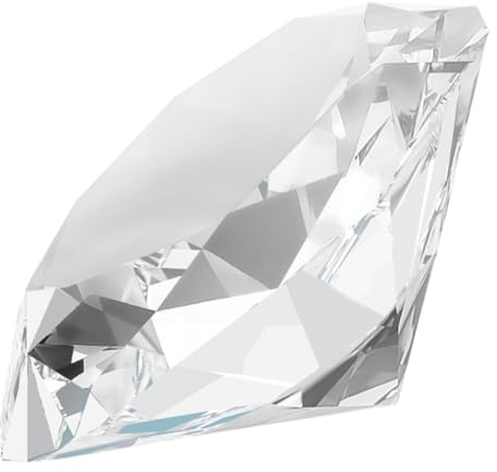 Beebeecraft 78mm Glas Deko Diamanten Klarer Kristall Brillanten Glasdiamanten Für Hochzeit Weihnachtsfeier Gastgeschenke Tischdekoration