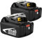 Dosctt 2 Piezas 5.5Ah para Makita 18V Bateria BL1850B Bateria BL1830B BL1850B BL1830 BL1850 Bateria de Repuesto para Makita Bateria BL1850B BL1850 BL1860B BL1860 BL1840B BL1840 con indicador LED
