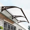 Marquise de Porte Exterieur,auvent Porte d'entree,Marquise Porte d'entree,Contre La Pluie et UV/Neige, auvent de terrasse,Auvent en Aluminium Polycarbonate résistant - sur Mesure - 60x110cm/24 x43