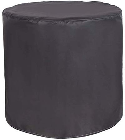 Waterproof 420D Oxford Round Patio Table Cover for Garden Furniture -Outdoor/Rattan Patio Furniture Cover with UV Protection and Weather Resistance