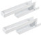 Cabilock 2piezas Rejilla Ajustable Para Horno Microondas Soporte De Pared Acero Inoxidable Soporte Para Microondas
