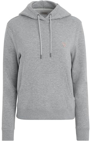 GUESS Grey Sweatshirt Woman Hood
