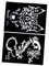 Healeved 4Stücke Tattoo Schablonen Cool Dragon Tiger Und Wolf Design Vorlagen Für Airbrush Und DIY Körperkunst Männer